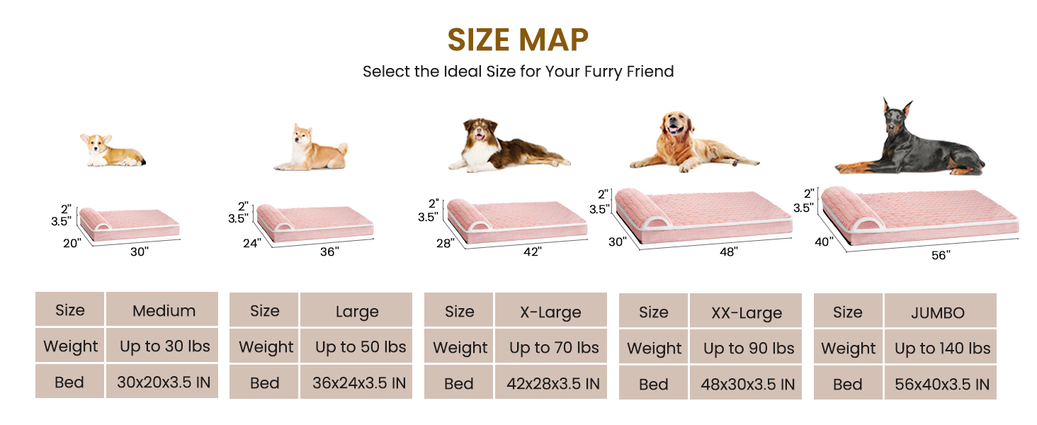 dog bed for small medium large dogs orthopedic foam