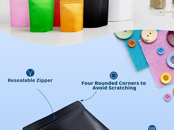 resealable bags