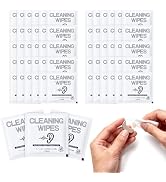 Hearing Aid Cleaning Wipes Individually Wrapped in Bulk, Audio Earbud Earplugs Towelettes Hearing...