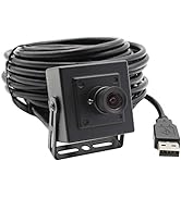 ELP 3.6mm Lens 1MP Mini HD USB Camera with Metal Case for Computer,720P 30fps Mini UVC USB2.0 Vid...