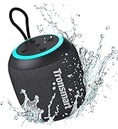Tronsmart T7 Mini Compact Portable Bluetooth Speaker with Lights, Stereo Sound, Bluetooth 5.3, 18...