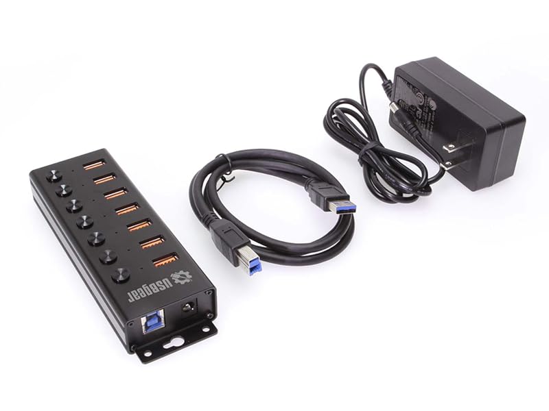 industrial usb hub power supply and usb cable