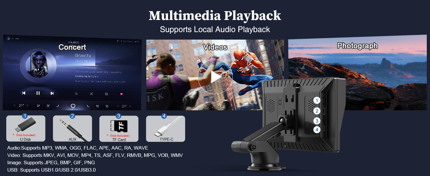 Wireless Carplay Screen for Car