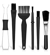 IOGOG 6PCS Keyboard Brush Cleaner Kit with Keycap Puller & Switch Puller, PP Handle Nylon Small S...