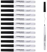 TWOHANDS Dry Erase Markers Ultra Fine Tip Black,Extra Fine Point 0.7mm,Low Odor,Whiteboard Marker...