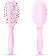 Arthaxi Mini Hair Brush for Little Girls, Small Hair Detangling Paddle for Pain-free Brushing, Li...