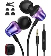 Wired Earbuds for Chromebook Laptop PC,3.5mm in Ear Headphones for Kindle | Fire HD 10,8,8 Plus,7...