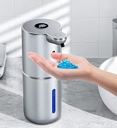Fachixy Automatic Soap Dispenser with Digital Display,Rechargeable Wall Mounted Touchless Soap Di...