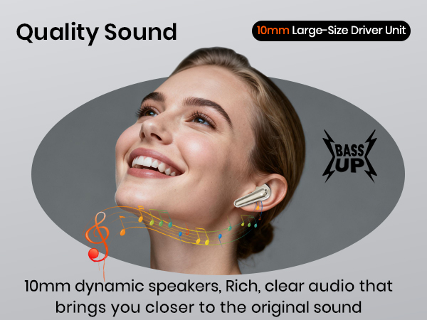 Wireless Earbuds with Active Noise Cancellation – Bluetooth Headphones IPX5, Wireless Bluetooth