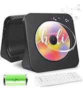 TODANGAI CD Player Portable with 4000mAh Rechargeable Battery, Bluetooth CD Player with Speakers ...