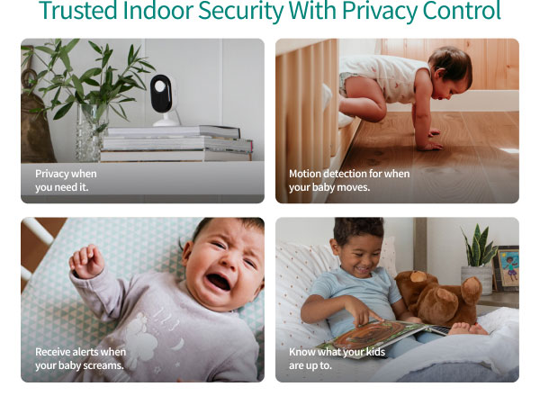 Arlo Essential Indoor Security Baby Camera 2K