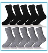 Kids Classic Crew Socks 10 Pairs Child Boy Girls Athletic Cotton Basic School Uniform Breathable