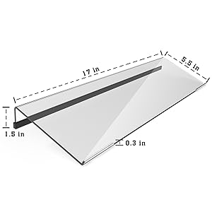 CLEAR COMPUTER KEYBOARD STAND