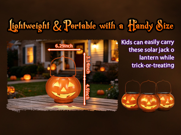 solar jack o lantern