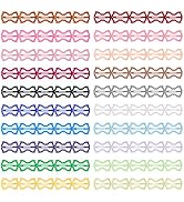 Bow-Shaped Hair Clips, ECADY (100-Pack 20-Colors) Metal Snap Barrettes for Girls, Women, Kids, fo...