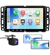 AWESAFE 8" Touch Screen Car Stereo for Chevy Silverado GMC Sierra Yukon, Android Silverado Radio ...