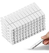 Phinus 72 Pcs Colorful Wooden Clothes Pins, 2.9 Inch Clothes Pins for Baby Shower Games, Hanging ...
