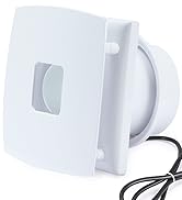 window extractor fan with light