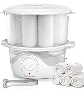 EASYINBEAUTY Hot Towel Warmer for Spa, 2.6L Small Towel Warmer with Transparent Water Tank, Rapid...