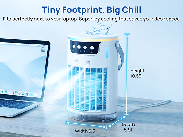 Leak-proof tabletop ac unit