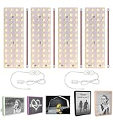 CMYK Lithophane LED Backlight Board Kit for Bambu Lab P2S/H2D/X1/P1P/A1(Adjust Brightness),Led La...