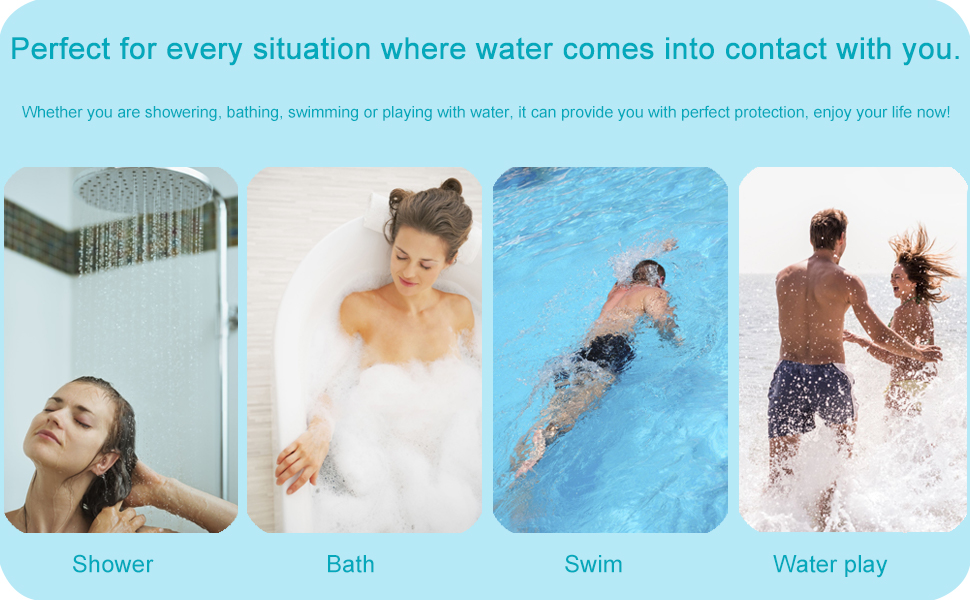 hand shower cover surgery waterproof