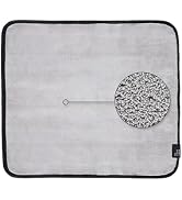 RESHOEVN8R Super Absorbent Shoe Cleaning Mat - 19" x 17" - Water-Resistant Cleaning Mat for Leath...