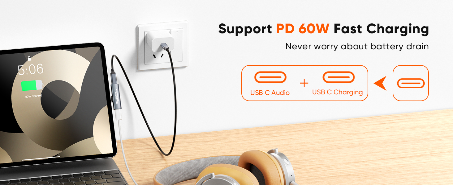 Audio and Charging Adatper