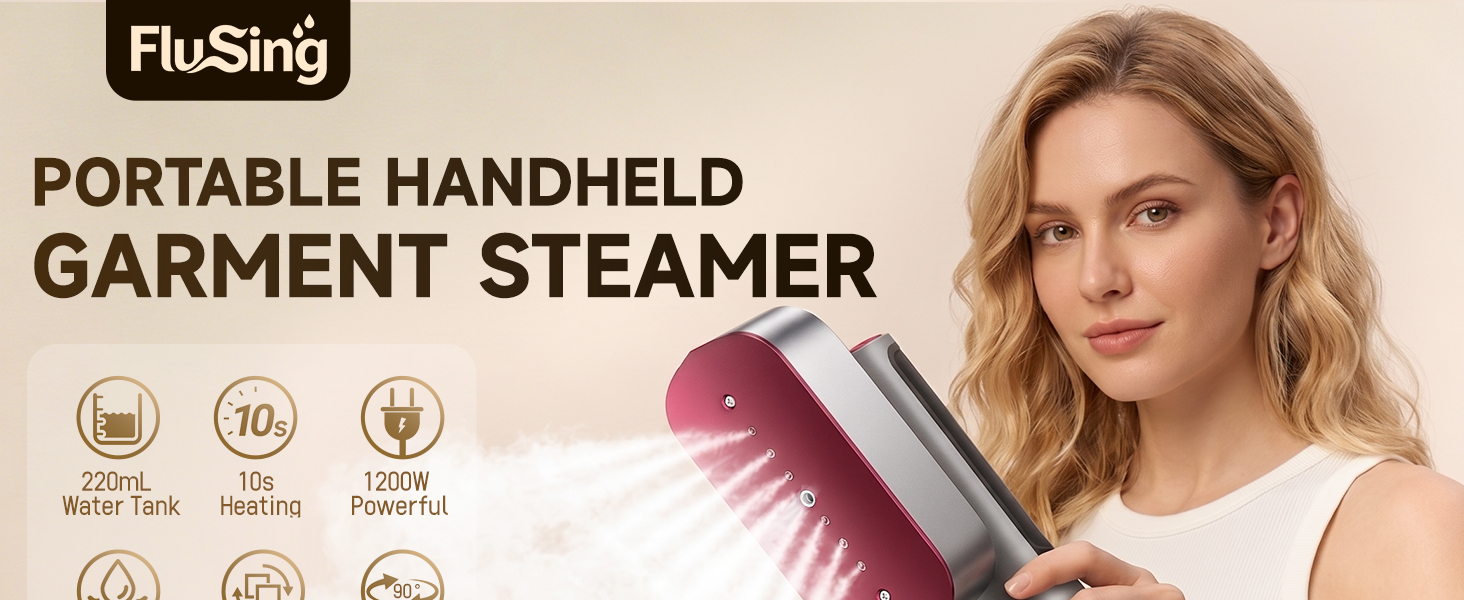 steamer & iron for clothes iron steamer large water tank travel steamer for clothes self-clean