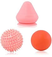TXJ Sports Massage Ball for Deep Tissue Massage, Myofascial Release, Trigger Point Therapy - Lacr...