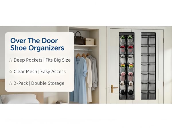 Over The Door Shoe Organizers