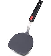 Tenta tenta kitchen Silicone Turner Wide Pancake Spatula Pizza Peel Kitchen Utensil Nonstick Cook...