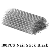 Vaincre 100 PCS Disposable Nail Stick Cuticle Pusher bulk, Nail Care Sticks, Cuticle Manicure and...