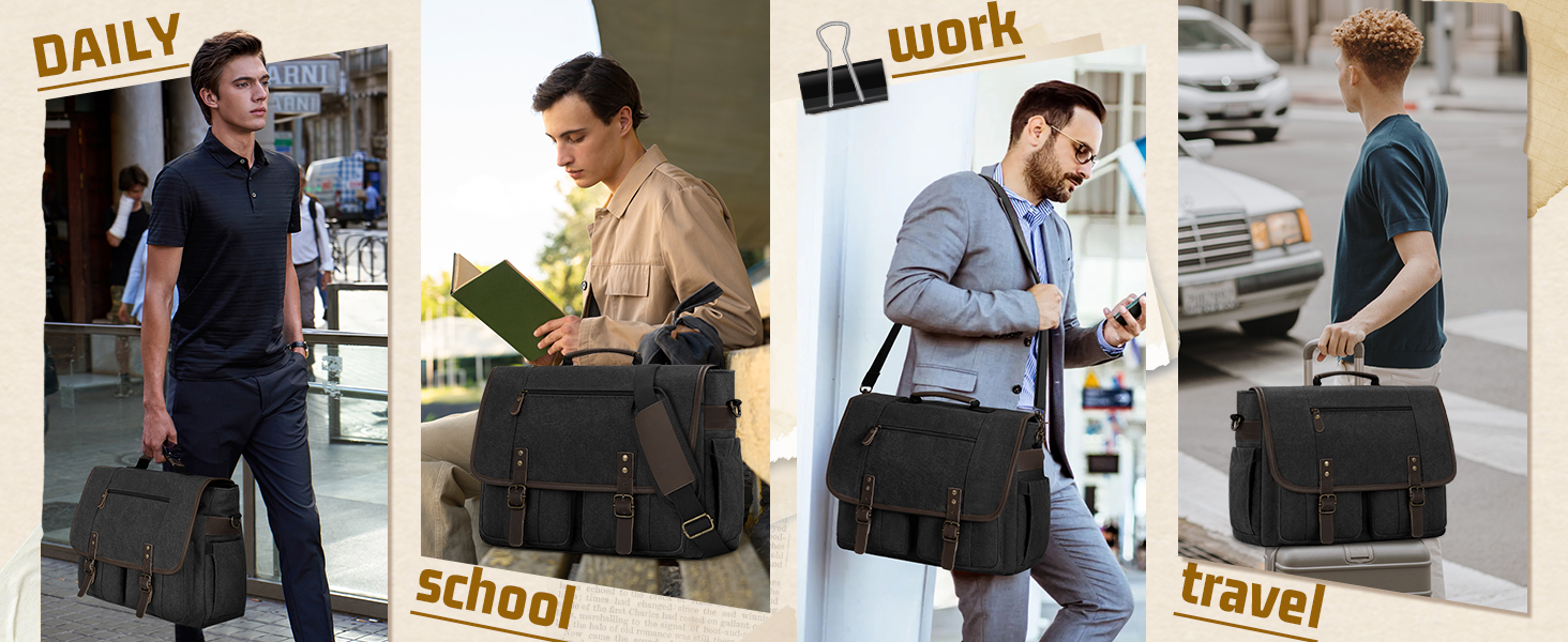 Men Messenger Bag 17-17.3 Inch