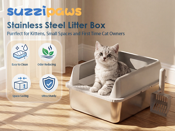 stainless steel litter box