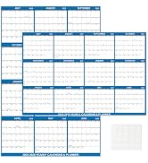 2025-2026 Wall Calendar 24" x 36" Dry Erase Calendar for Wall from July 2025 to June 2026 12 Mont...