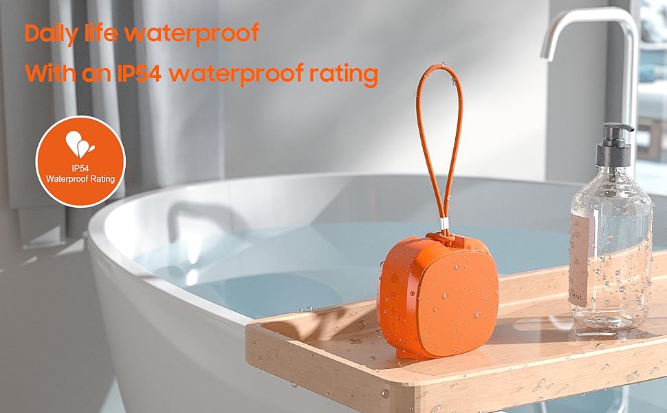 PEICHENG Small Bluetooth Speaker, with IPX5 Waterproof
