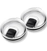 2-Pack 20oz Tumbler Lid Replacement Compatible with YETI 20 Tumbler, 16 oz Pints, 10/24 oz Mug an...