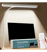 fuaoddda Desk Lamp with Clamp, 1200LM LED Desk Light for Home Office,White | Eye-Caring Illuminat...