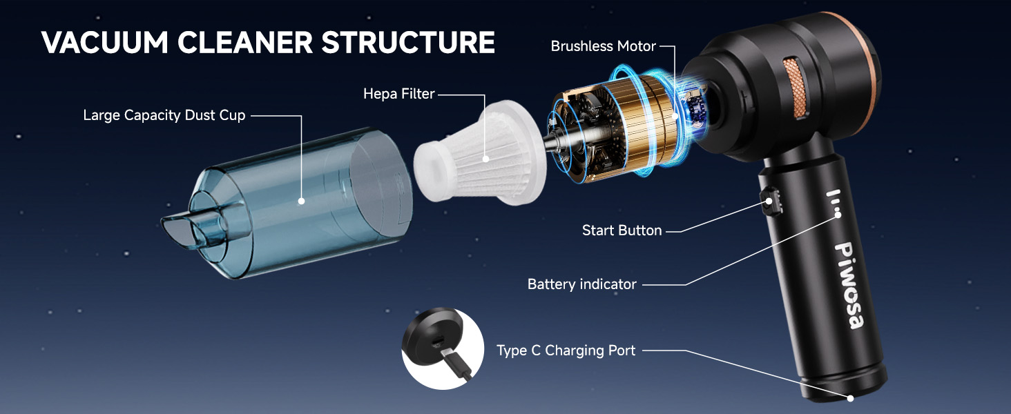 car vacuum portable cordless