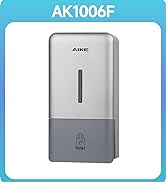 AIKE Foaming Wall Mount Soap Dispenser,27oz Drill-Free for Commercial Bathrooms,Model AK1006F(Sil...
