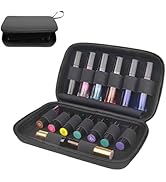 BLIRITEL Essential Oils Organizer Bag, Hard Shell Essential Oil Carrying Case for 15 Bottles, EVA...