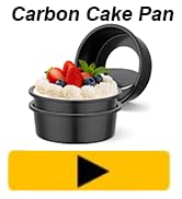 carbon steel cake pan with removable pan