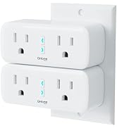 GHome Smart Plug Outlet Extender 15A, WiFi Smart Plugs Compatible with Alexa and Google Home, Sma...