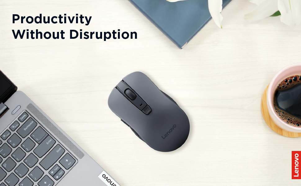 B0DJH1DPCC Lenovo WL310 Bluetooth Silent Mouse - Productivity without disruption