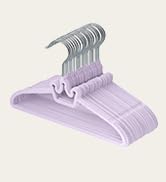 ManGotree Baby Velvet Hangers, Non-Slip Felt Kids Clothes Hanger, 12.6" Cute Crown Hanger for Clo...