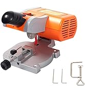 45° Miter Mini Benchtop Cut-Off Saw,Hobby Crafts Mini Cuts Wood Metal W/Clamping Tool,Adjustable ...