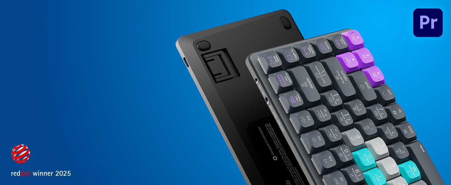 Premiere Pro Wireless Shortcut Keyboard