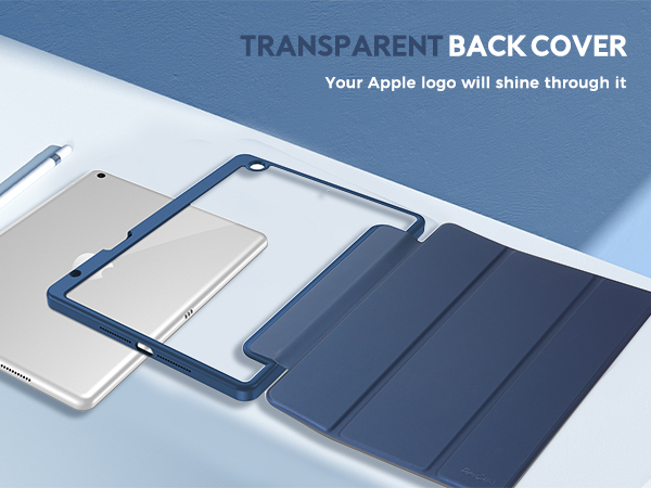 transparent back cover