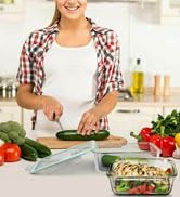 Glass Food Storage Containers with Lids 30 Oz 16 Pc (Set of 8) Airtight Large Glass Containers, G..